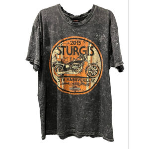 Harley Davidson Sturgis 2015 75th Anniversary T-Shirt Size XL Motorcycle Biker
